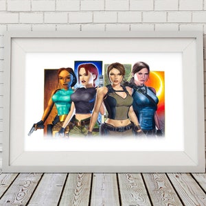 Tomb Raider Lara Croft Fan Art Print
