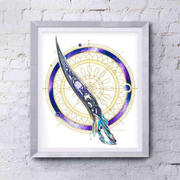 Destiny 2 Inspired Black Talon Art Print