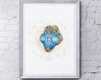 Destiny Inspired Cosmos Shell Ghost Art Print