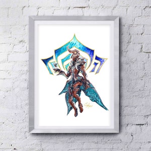 Waframe Inspired Titania Empress Art Print