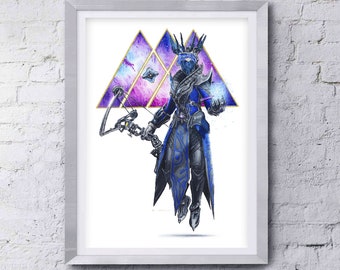 MULTIPLE Destiny Inspired Warlock Art Prints