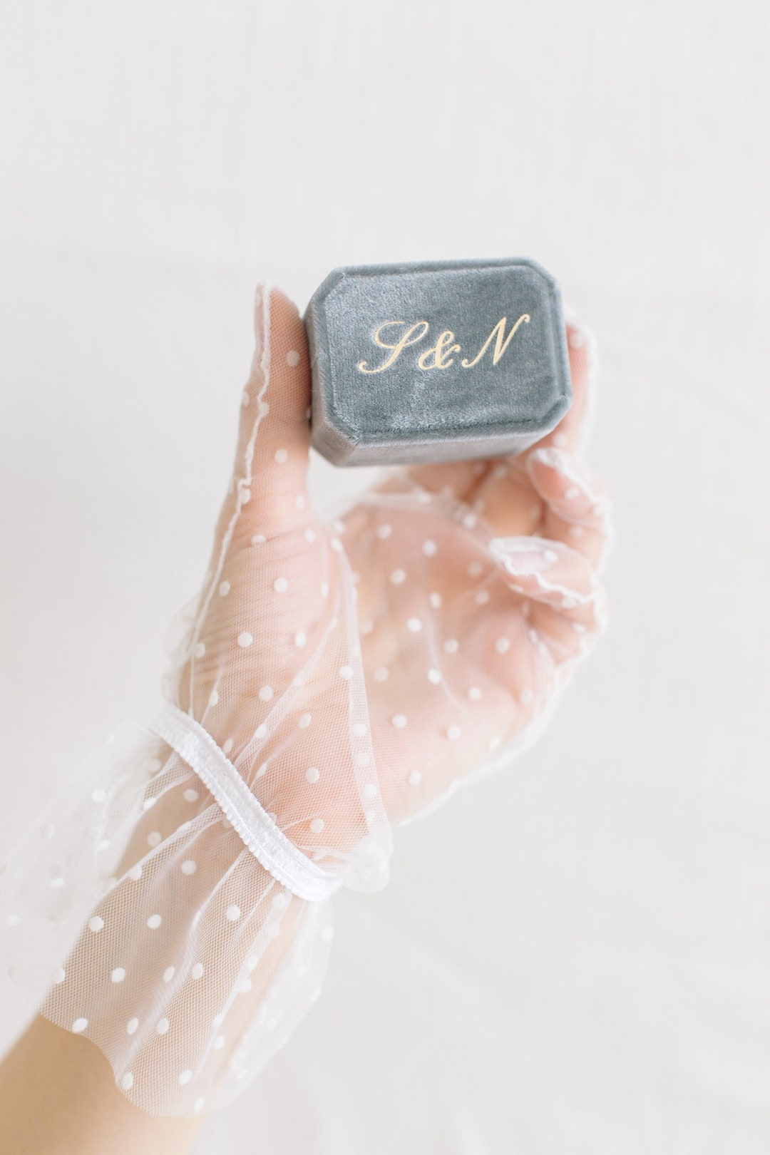 Wedding Ring Box for 3 Ring Three Ring Box Bride to Be Gift Etsy