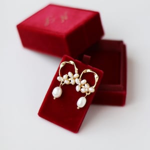 Necklace gift box, Earring gift box with personalisation, Personalised jewelry box with monogram