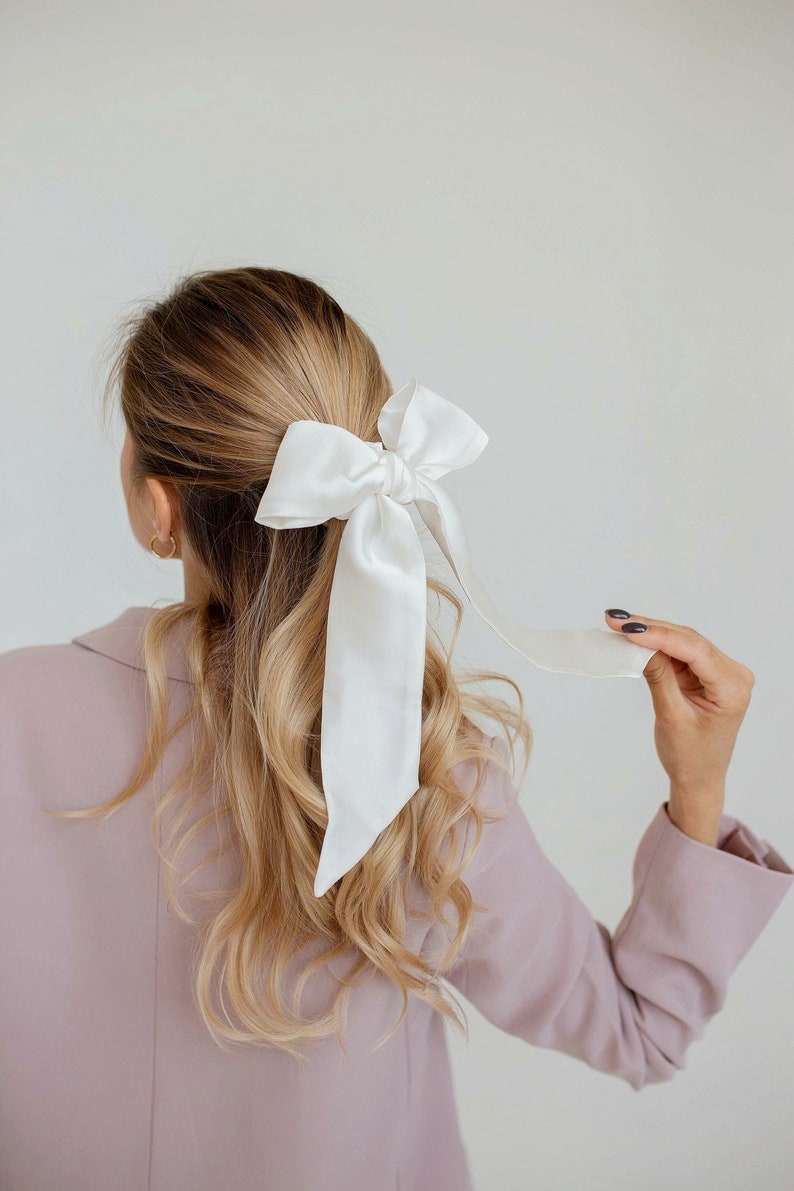 Silk Hair Bow Tie