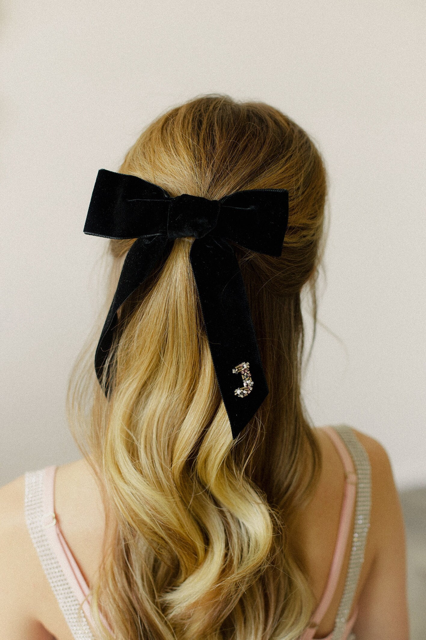chanel hair bow tie