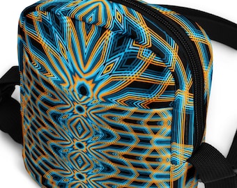 Psychedelic Geometry Utility crossbody bag