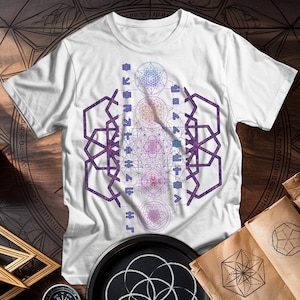 Everything Is Connected T-Shirt | Sacred Geometry Spiritual Tee | Esoteric Metaphysical Symbol Shirt | Festival Clothing | Unisex T-Shirt