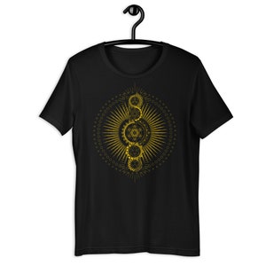 Sacred Geometry | Metatron's Cube | Flower Of Life | Psychedelic Artwork | Spiritual Gift | Tattoo Inspiration | Unisex T-Shirt