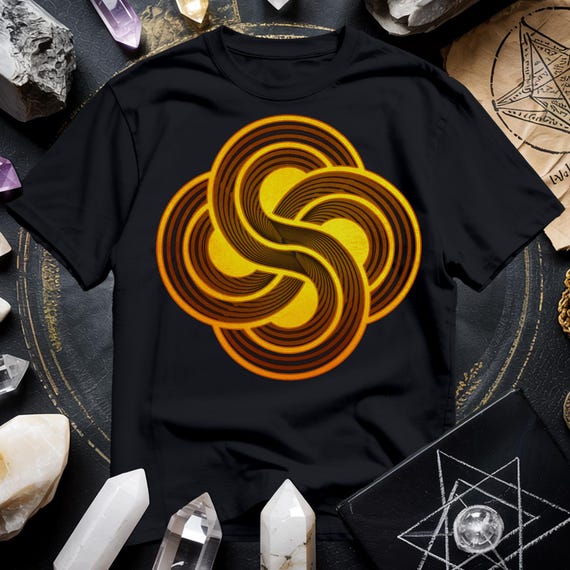 Crop Circle Flow T-Shirt | Alien Geometry, Spiritual Wear