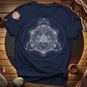 a t - shirt with a picture of a triangle