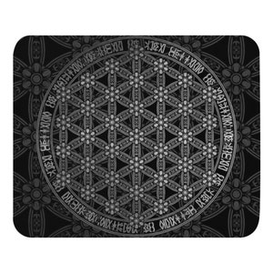 Flower of Life | Pattern of Creation | Sacred Geometry Shirt | Psychedelic Artwork | Ancient Art | Mouse pad