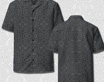 Chemise à boutons unisexe