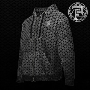 トップス Tribal Zip Up Hooded Sweatshirt 1-29-25-