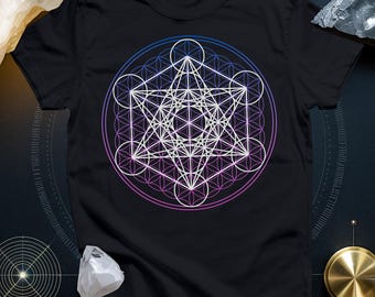 Metatron's Cube T-Shirt | Sacred Geometry Spiritual Tee