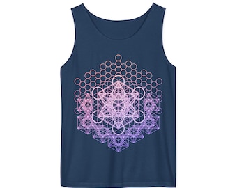 Metatron und Blumen Verbindung Tank Top