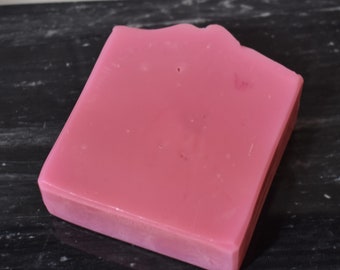 Raspberry Vanilla, Cherry Almond, Lavender Scented Lanolin Soap - Handmade - Cold Process Soap - palm free -