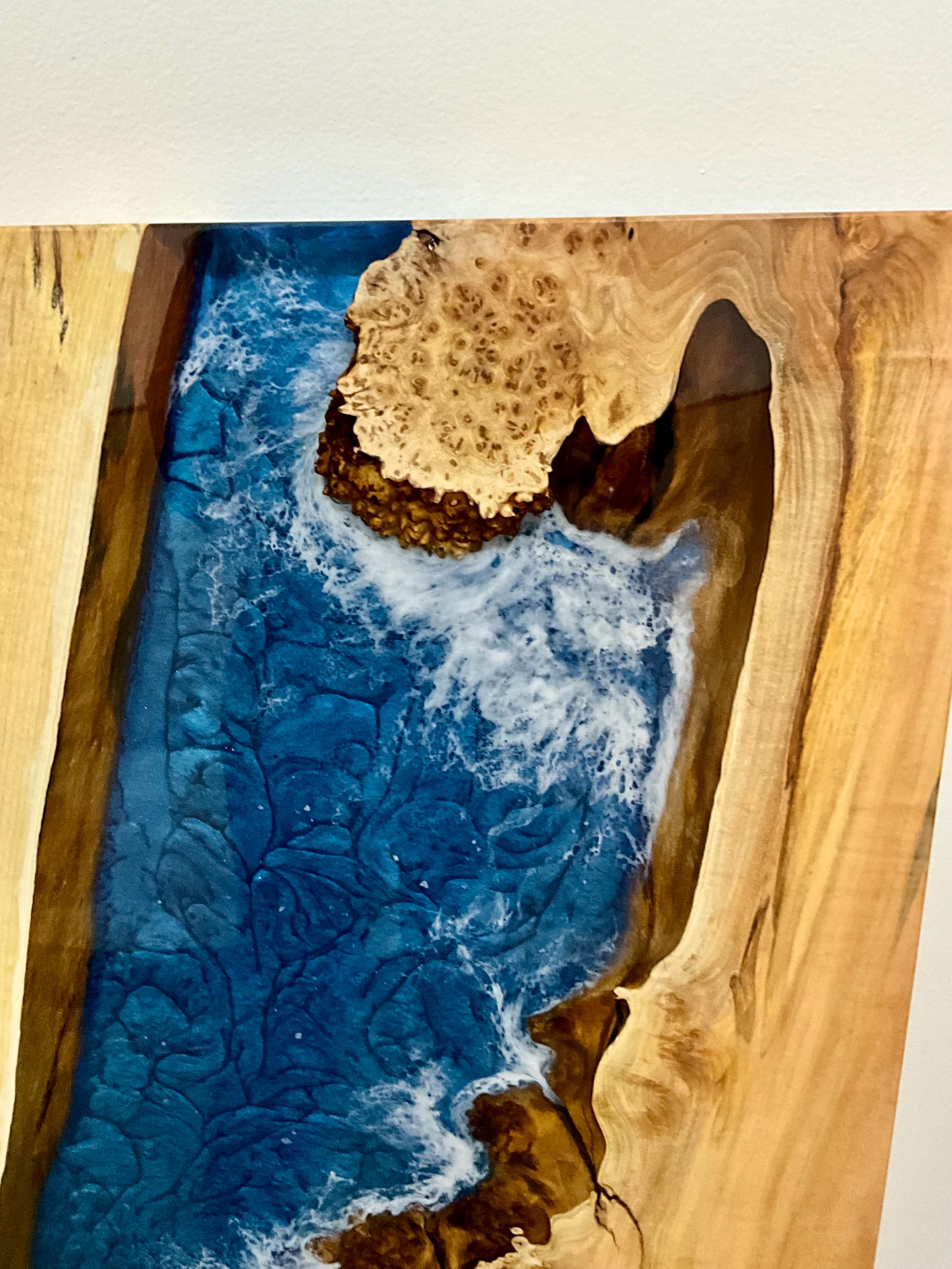River Tabletop - Epoxy River Table- Maple River Table - Tabletop ...