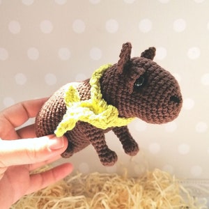 Capybara crochet, Crochet animals, Capybara, Capybara toy, Amigurumi animals, Stuffed animal, Birthday gift, Christmas gift, Crochet scarf