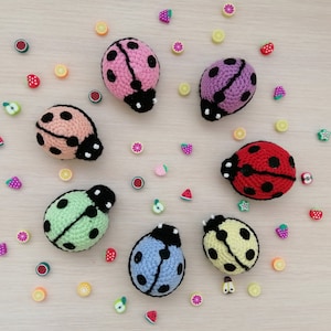 Ladybug, Lady bug, Crochet Ladybug, Baby shower, Amigurumi ladybird plush, Crochet insect, Crochet lady beetle, Amigurumi plush, Easter gift