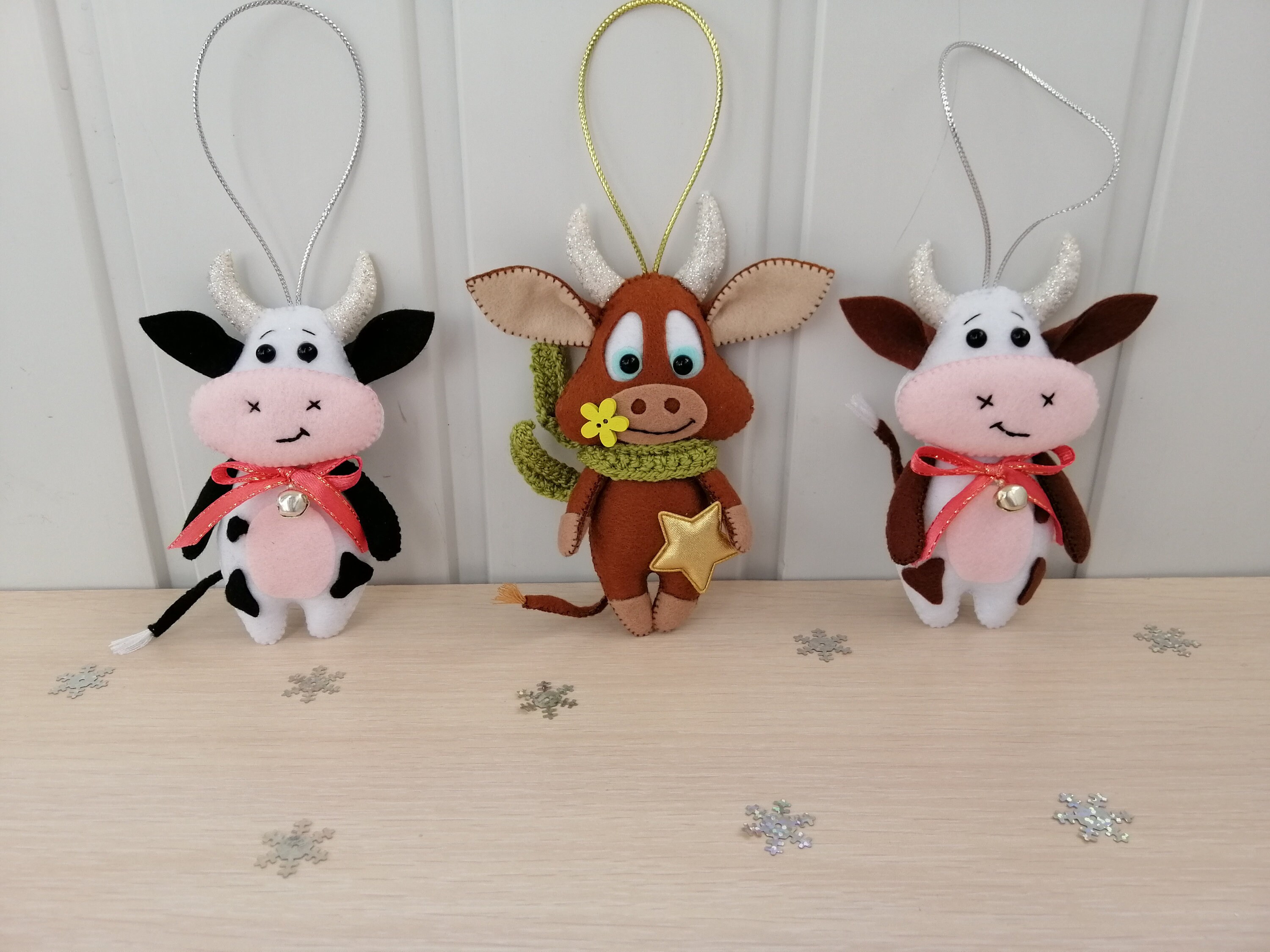 Kerst vilt ornamenten Kerst ornamenten kerst geschenken Etsy Nederland