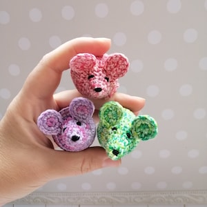 Toy for cats, Cat toy, Rattle toy, Pet toy, Crochet Mouse, Pet Supplies, Mouse rattle, Crochet toy, Crochet animals, Gift for cat