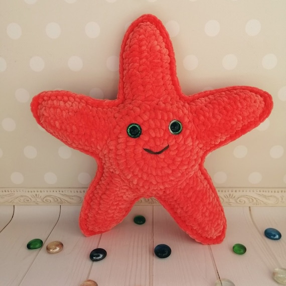 Juguete de peluche de estrella de mar Estrella de mar de coral Animales de ganchillo Estrella de mar Estrella de mar Amigurumi Regalo de cumpleanos Criaturas marinas Peluches Mariscos Etsy Mexico