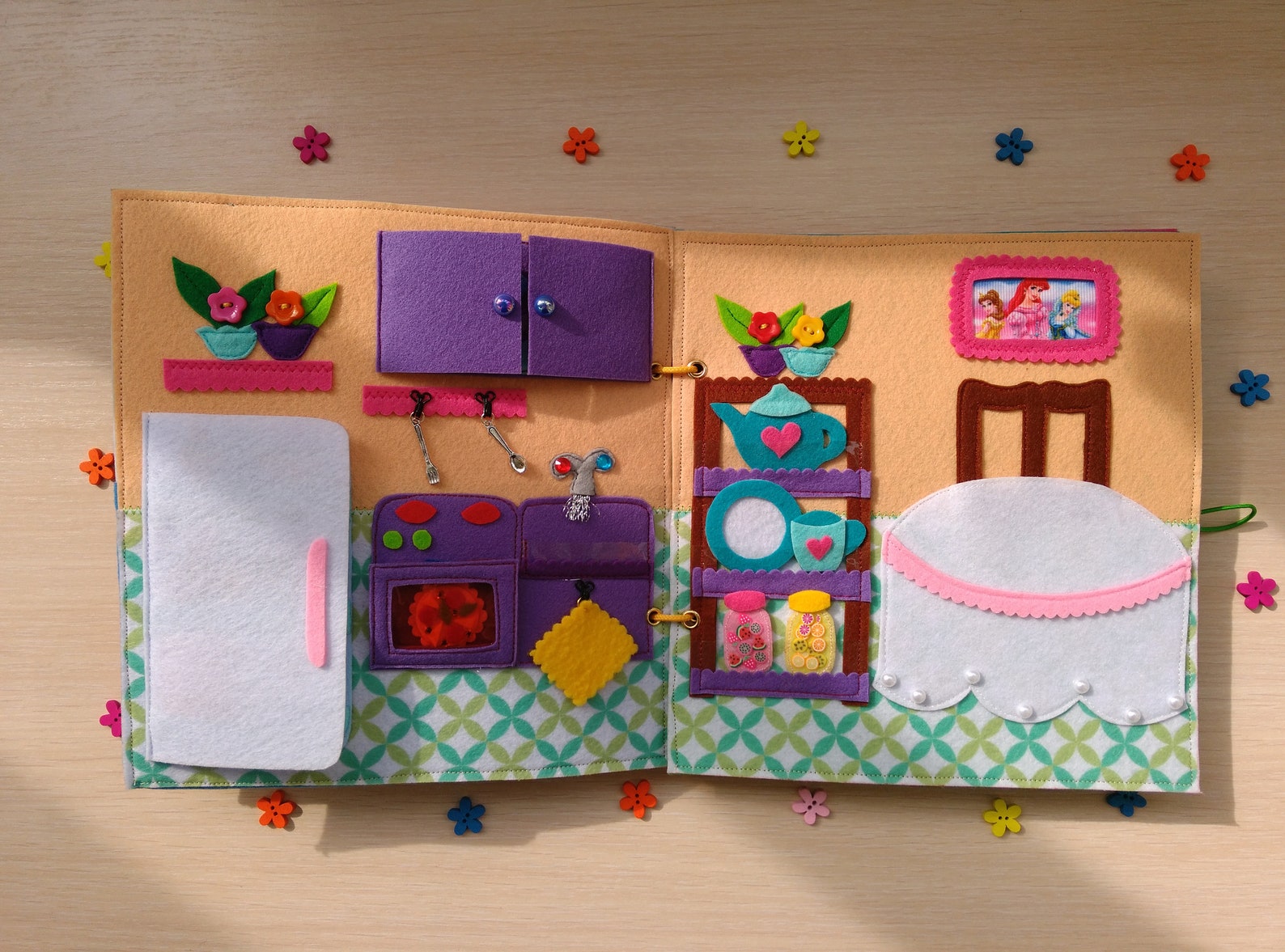 Quiet book doll house Dollhouse Non paper doll Busy book | Etsy