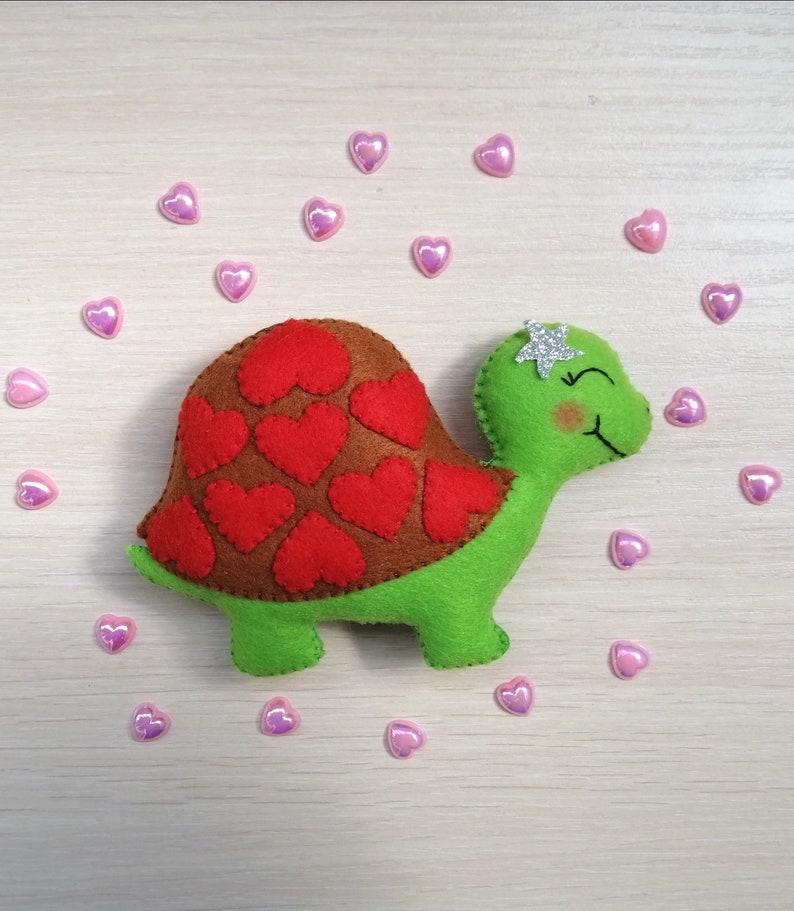 Felt Turtle, Felt Turtle Pattern, Felt Sea Animals, Felt Sea Creatures ...