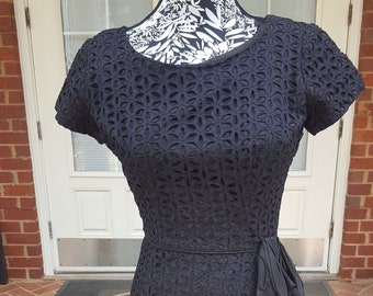 Vintage Black Party Dress by Topaz Originals