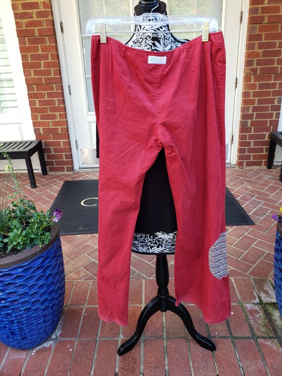 Boho Rust Corduroy Bell Bottoms - image 6