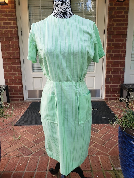 Light green vintage dress