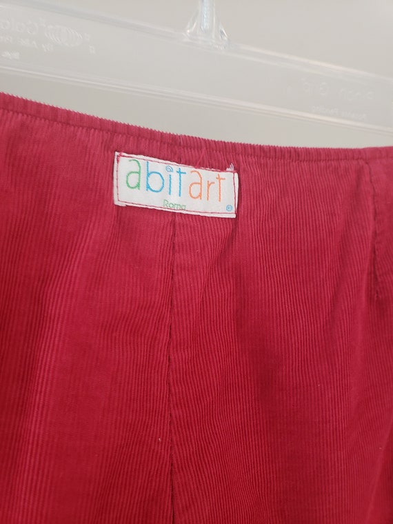 Boho Rust Corduroy Bell Bottoms - image 4