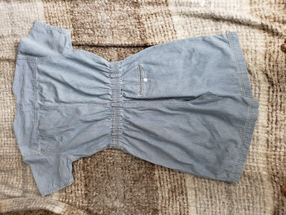 Gloria Vanderbilt Vintage Striped Denim Romper