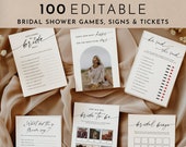 Bridal Shower Games Instant Download, Printable Bridal Shower Games, Bachelorette Party Games, Bridal Party Games, Bridal Bingo, Guess Dress