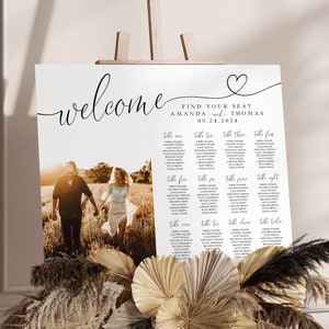 Hochzeit Sitzplan Vorlage, Sitzplan für Hochzeit, Sitzplan für Hochzeit, Sitzplan, Individuell