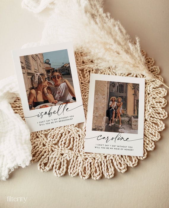 Bridesmaid Proposal Card Set - 8 Bridesmaid Cards, 2 Maid Of Honor & 2 Matron Of Honor Cards | Will You Be My Bridesmaid Gift Ideas