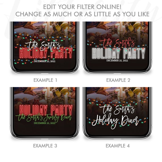 Snapchat Christmas Filter 2022 Christmas Snapchat Filter Christmas Snapchat Geofilter | Etsy Ireland