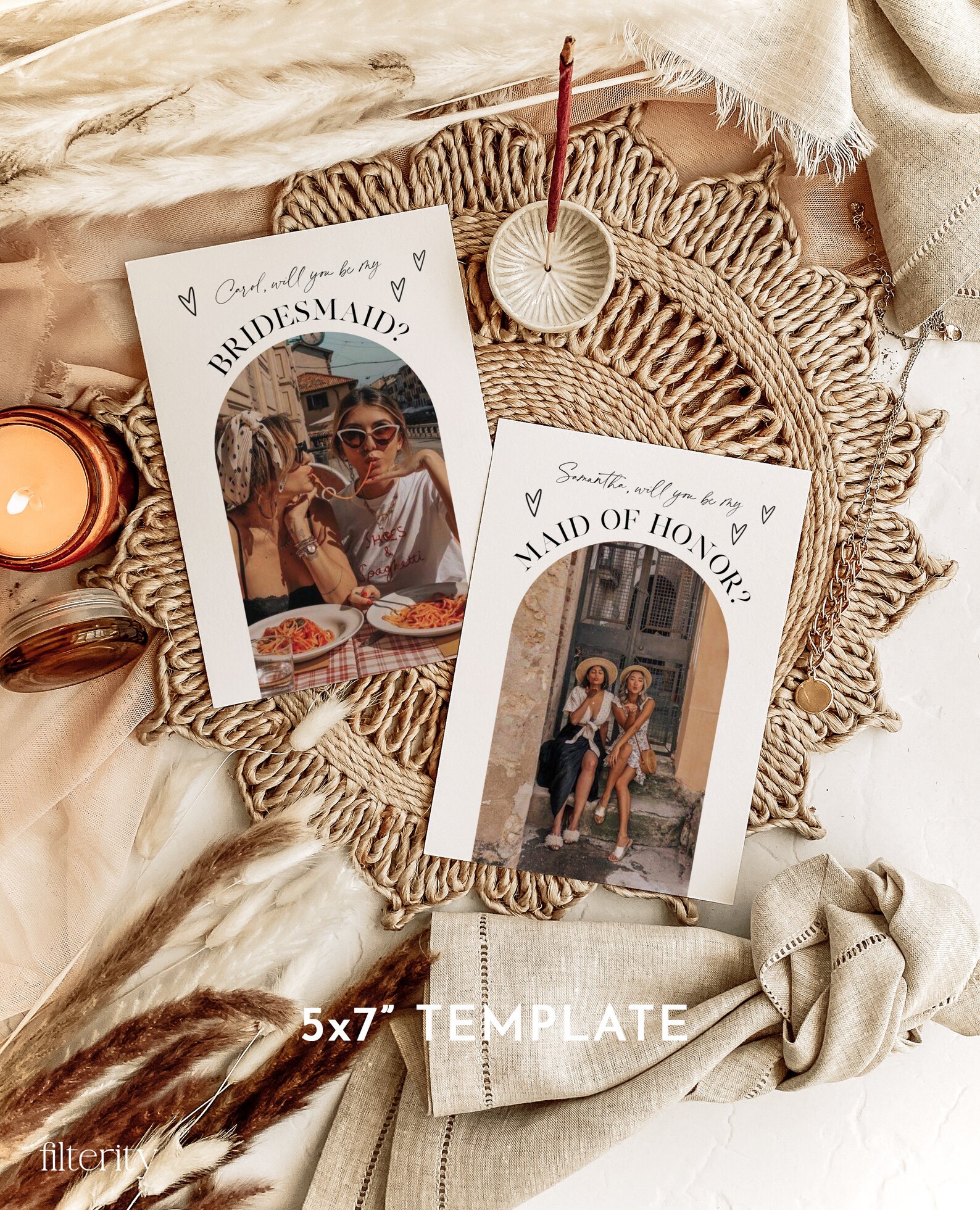 Will You Be My Bridesmaid Template With Photo, Will You Be My Maid of