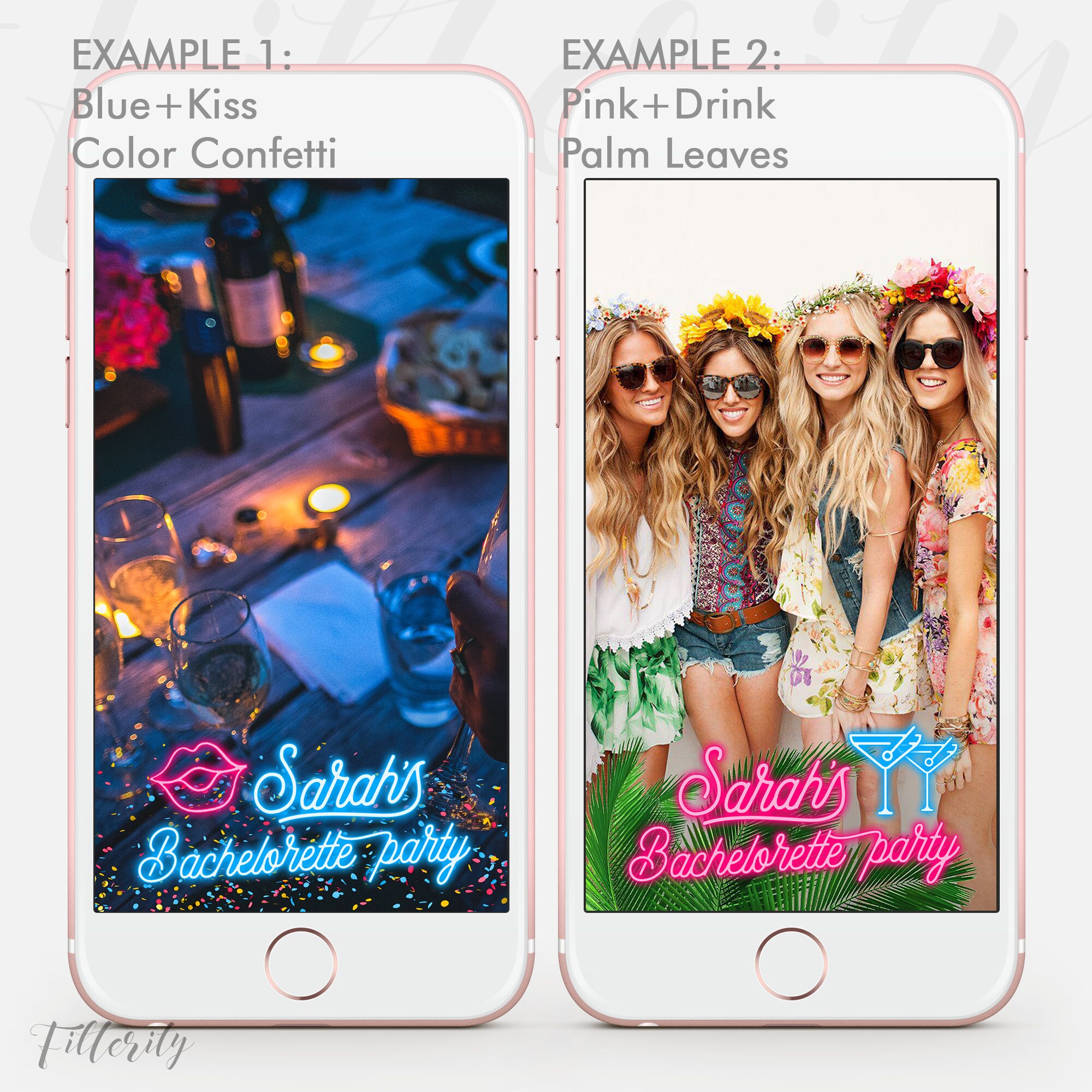 Bachelorette Geofilter Snapchat Filter Bachelorette Neon Etsy