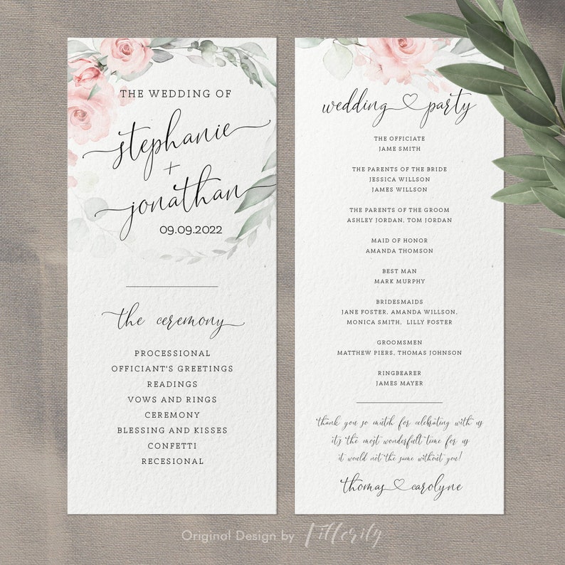 Printable Wedding Invitation Set Template Download Wedding | Etsy