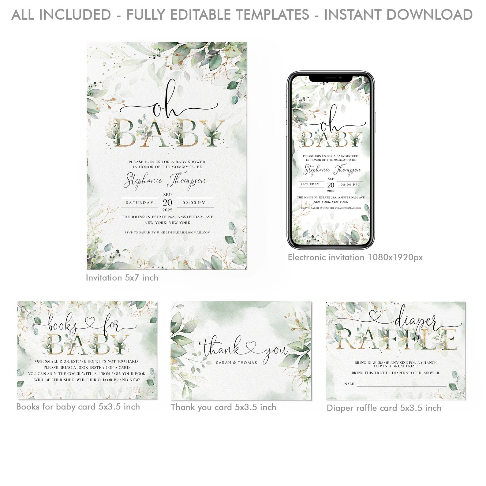 Baby Shower Invitation Baby Girl Shower Invite Baby Shower Etsy