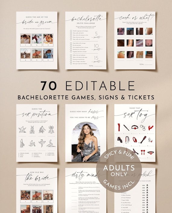 Bachelorette Party Games Bundle, Hen Party Games, Bachelorette Weekend Games, Bridal Party Games, Bachelorette Games Instant Download
