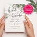 Bridal Brunch Invitation Template, Bridal Shower Invitation, Printable Bridal Shower Invite, Bridal Shower Invitation, Instant Download 