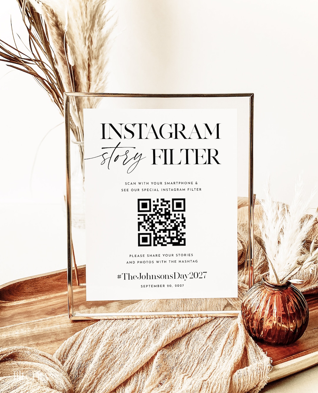 wedding-instagram-story-filter-qr-code-sign-template-share-the-love-qr