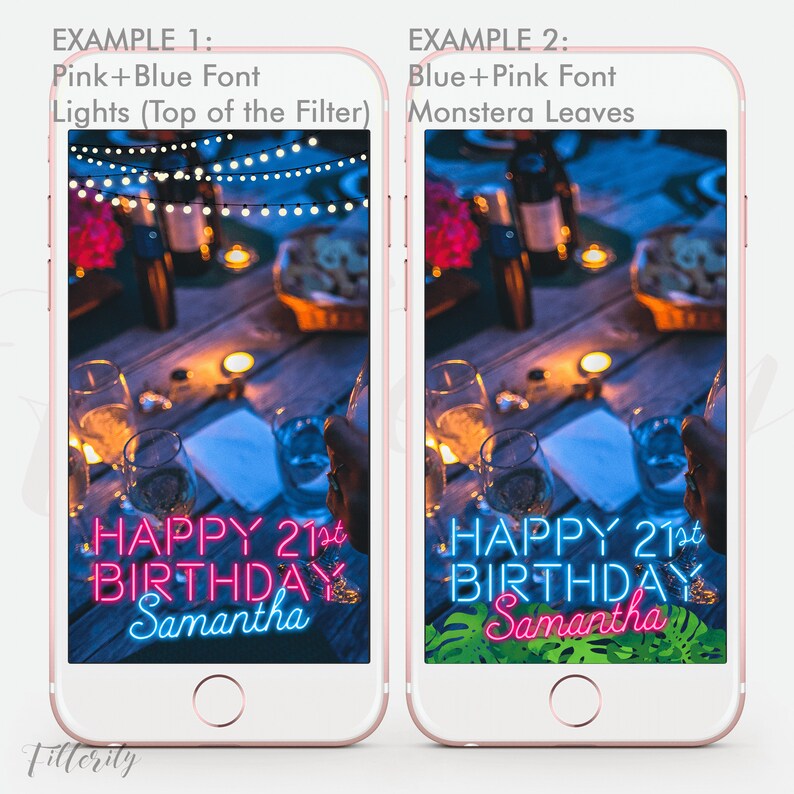 Birthday Snapchat Filter Birthday Snapchat Geofilter Birthday Etsy