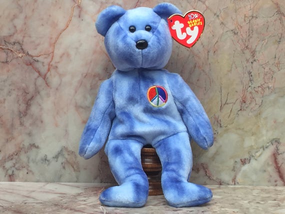 peace ty beanie baby