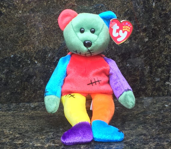 frankenteddy beanie baby