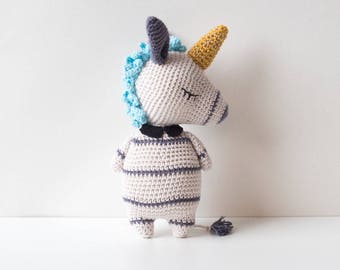 Amigurumi pattern Unicorn Zebra Amigurumi, crochet pattern Unicorn Zebra,crochet Unicorn, Crochet Zebra, digital PDF crochet pattern Unicorn