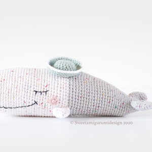 Whale amigurumi pattern, whale crochet pattern, whale crochet, whale amigurumi pattern pdf, whale pattern, amigurumi fish pattern image 3