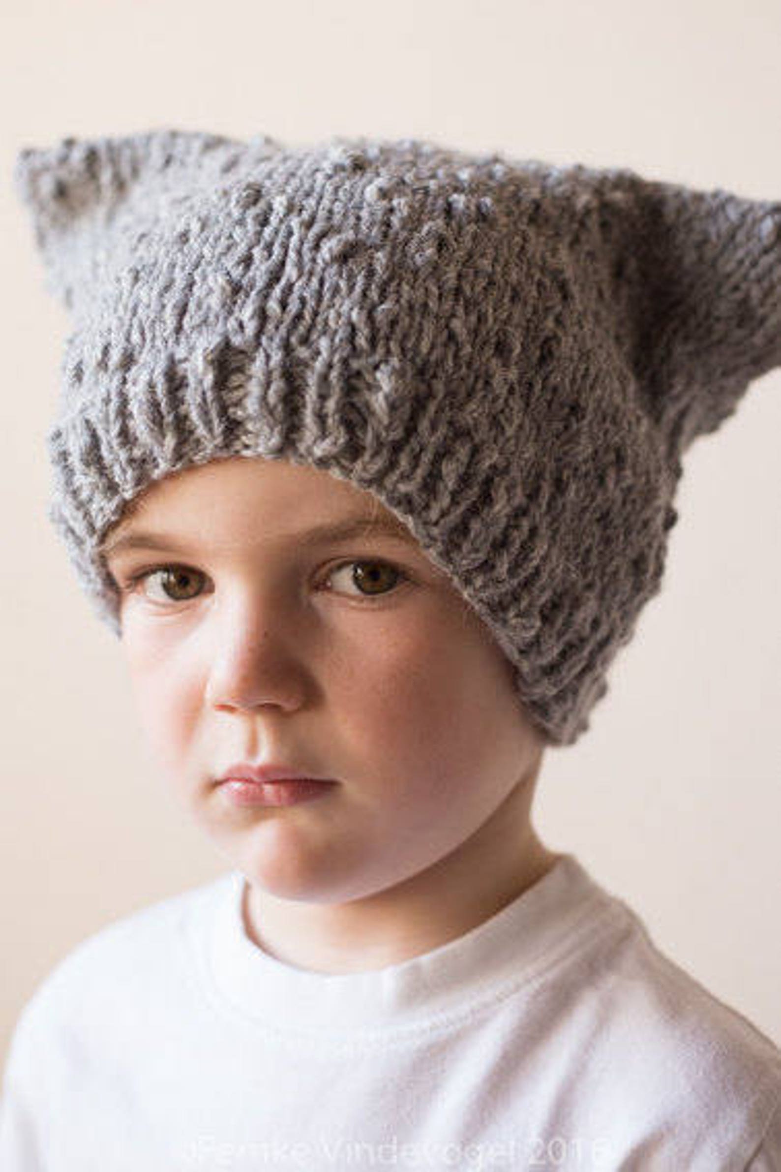 Pattern Cat Hat Knitting Pattern Cat Hat Cat Knitwear PDF Etsy